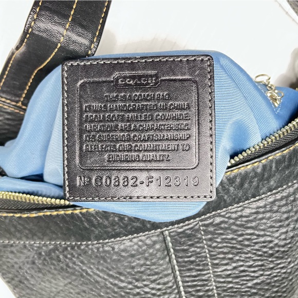 Coach Pebbled Leather Crossbody Bag - Picture 12 of 16